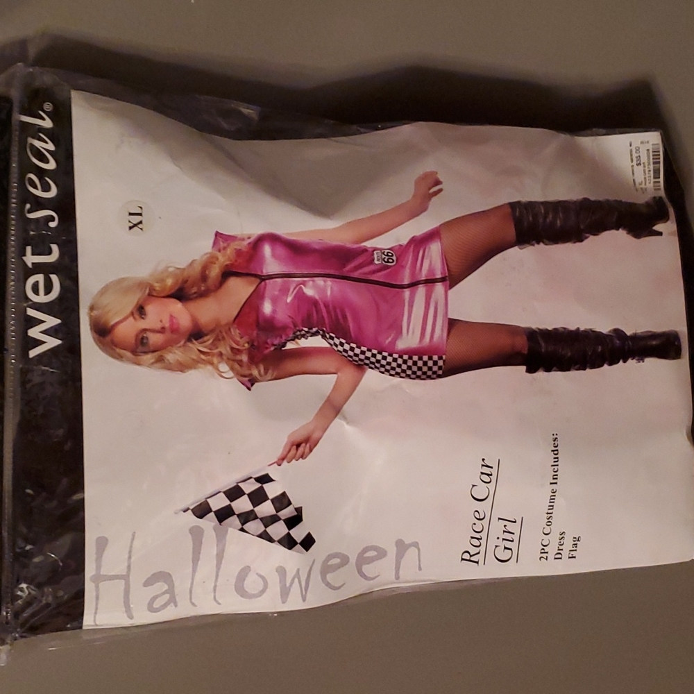 Halloween Costume - Race Car Girl